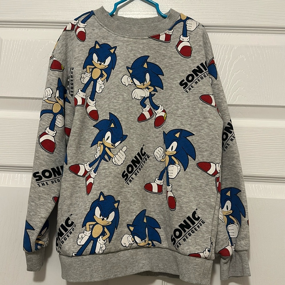 Boys Sonic the hedgehog sweatshirt